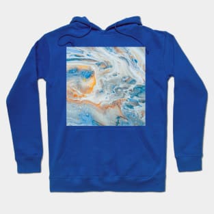 Summer Vibes Marble Waves Hoodie